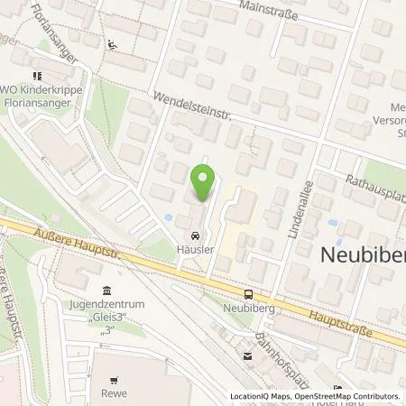 Standortübersicht der Tankstelle Häusler Automobil GmbH & Co. KG in 85579 Neubiberg