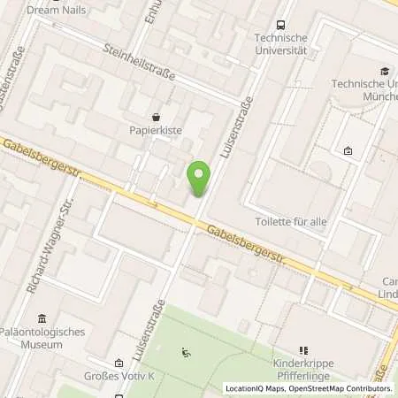 Standortübersicht der Tankstelle SWM Versorgungs GmbH in 80333 München