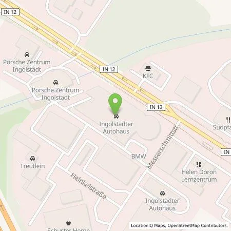 Standortübersicht der Tankstelle Autohaus Hofmann GmbH in 85053 Ingolstadt