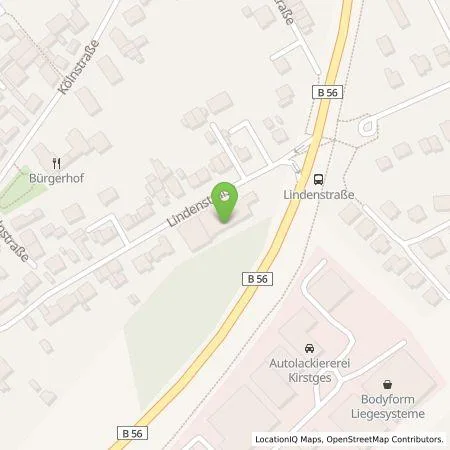 Standortübersicht der Tankstelle Sibo Hotelbetriebs GmbH & Co. KG in 53757 Sankt Augustin