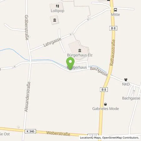 Standortübersicht der Tankstelle Gemeinde Elz in 65604 Elz