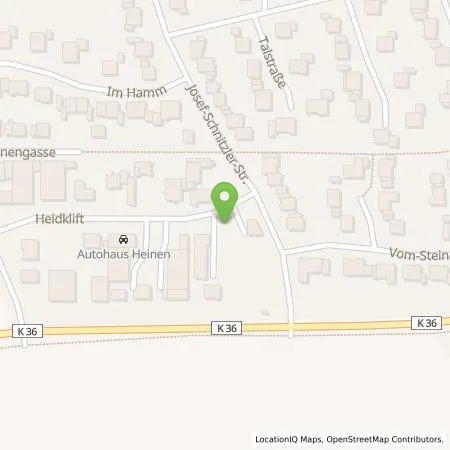 Standortübersicht der Tankstelle Sebastian Heinen Einzelunternehmen in 50181 Bedburg