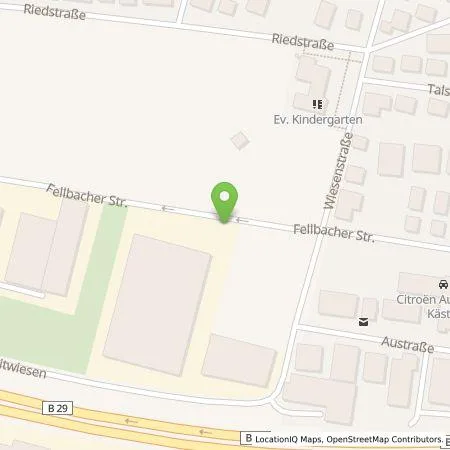 Standortübersicht der Tankstelle PTS-Prüftechnik GmbH in 73630 Remshalden-Grunbach