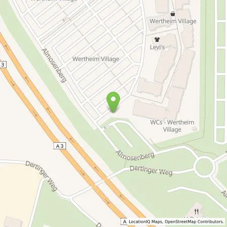 Standortübersicht der Tankstelle Value Retail Management Germany GmbH in 97877 Wertheim