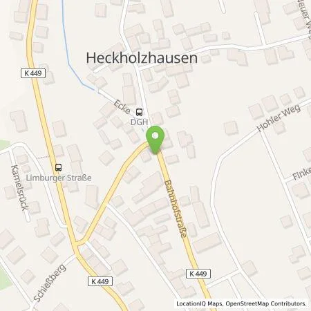 Standortübersicht der Tankstelle Süwag Vertrieb AG & Co. KG in 65614 Beselich