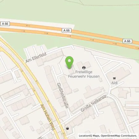 Standortübersicht der Tankstelle Süwag Vertrieb AG & Co. KG in 60488 Frankfurt