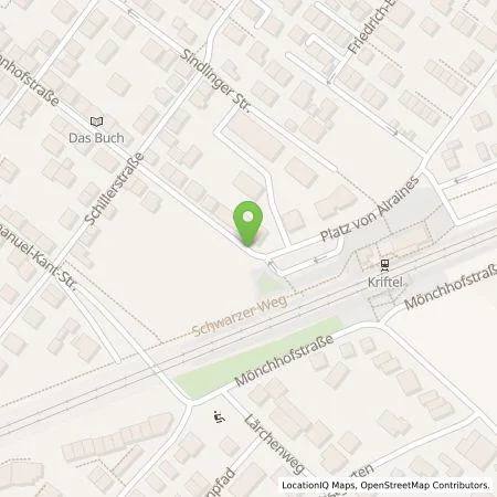 Standortübersicht der Tankstelle Süwag Vertrieb AG & Co. KG in 65830 Kriftel