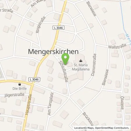 Standortübersicht der Tankstelle Süwag Vertrieb AG & Co. KG in 35794 Mengerskirchen