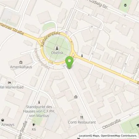 Standortübersicht der Tankstelle SWM Versorgungs GmbH in 80333 München