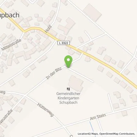 Standortübersicht der Tankstelle Süwag Vertrieb AG & Co. KG in 65614 Schupbach