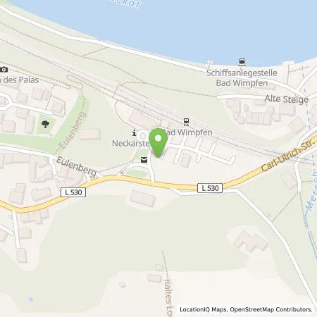 Standortübersicht der Tankstelle Süwag Vertrieb AG & Co. KG in 74206 Bad Wimpfen