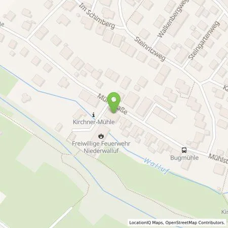 Standortübersicht der Tankstelle Süwag Vertrieb AG & Co. KG in 65396 Walluf