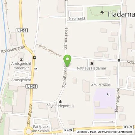 Standortübersicht der Tankstelle Süwag Vertrieb AG & Co. KG in 65589 Hadamar