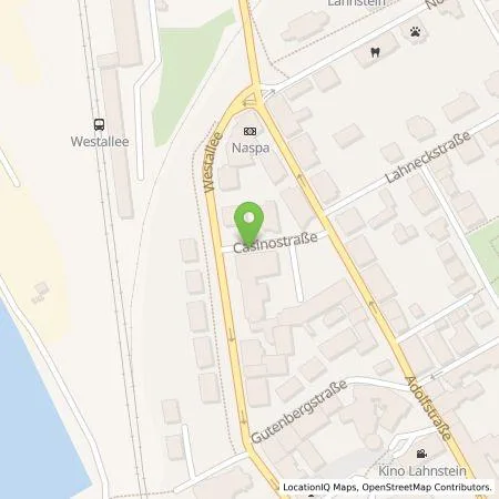 Standortübersicht der Tankstelle Süwag Vertrieb AG & Co. KG in 56112 Lahnstein