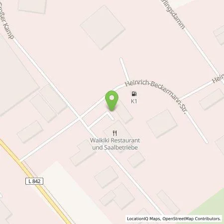 Standortübersicht der Tankstelle Cappelner Tiefkühlfeinkost Produktions GmbH in 49692 Cappeln