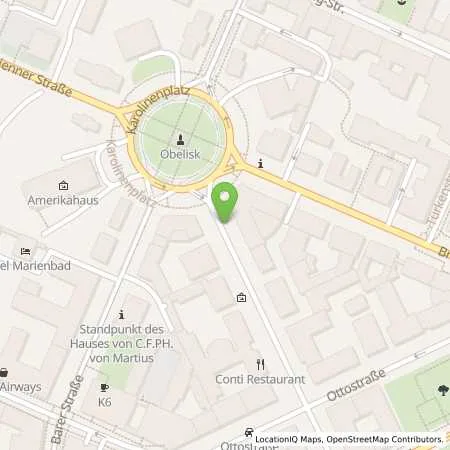 Standortübersicht der Tankstelle SWM Versorgungs GmbH in 80333 München