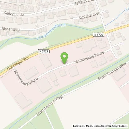 Standortübersicht der Tankstelle Daniel Kopp in 72793 Pfullingen