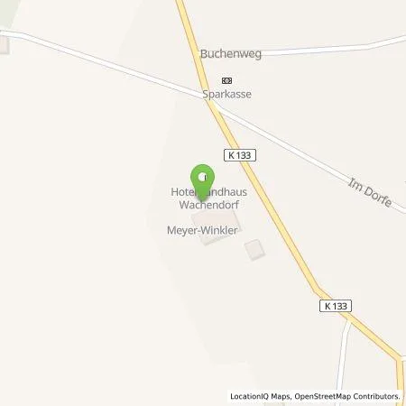 Standortübersicht der Tankstelle Landhaus Wachendorf Inhaber Heinrich Wachendorf in 27305 Bruchhausen-Vilsen