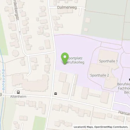 Standortübersicht der Tankstelle Servicewerke Westfalen GmbH & Co. KG in 59269 Beckum