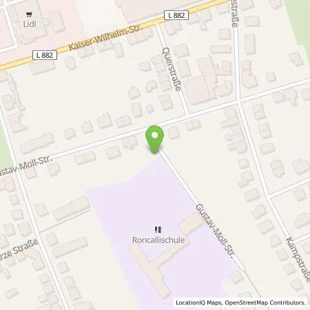 Standortübersicht der Tankstelle Servicewerke Westfalen GmbH & Co. KG in 59269 Beckum