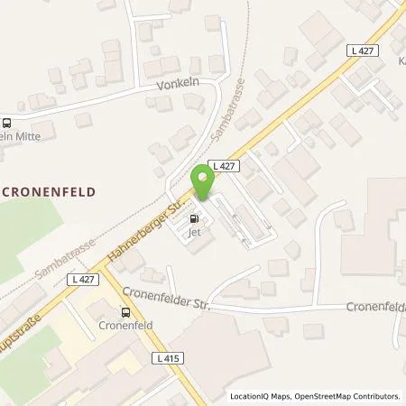 Standortübersicht der Tankstelle JET Tankstellen Deutschland GmbH in 42349 WUPPERTAL