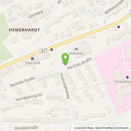 Standortübersicht der Tankstelle EnBW mobility+ AG und Co.KG in 58675 Hemer