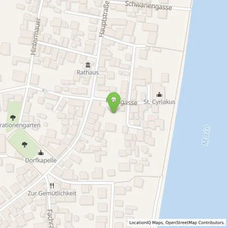 Standortübersicht der Tankstelle Raiffeisen-Volksbank Aschaffenburg eG in 63843 Niedernberg