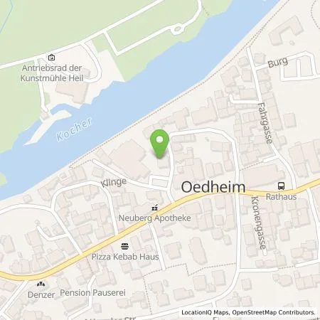 Standortübersicht der Tankstelle smopi® - Multi Chargepoint Solution GmbH in 74229 Oedheim