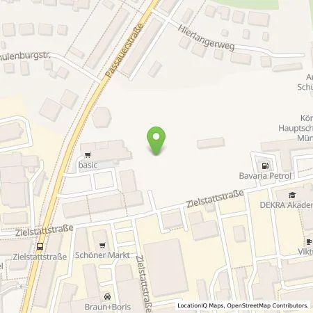 Standortübersicht der Tankstelle Audi AG in 81379 München