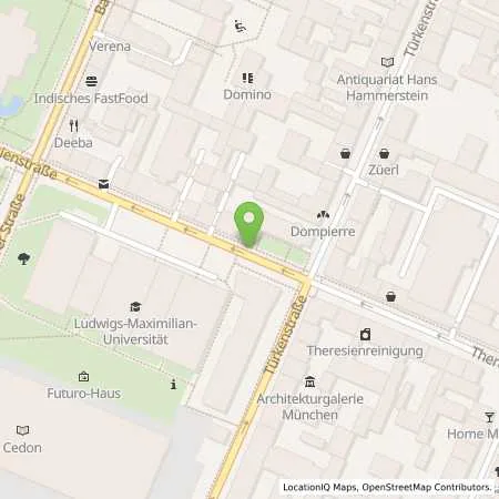 Standortübersicht der Tankstelle SWM Versorgungs GmbH in 80333 München