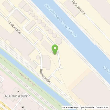 Standortübersicht der Tankstelle Q1 Energie AG in 49090 Osnabrück