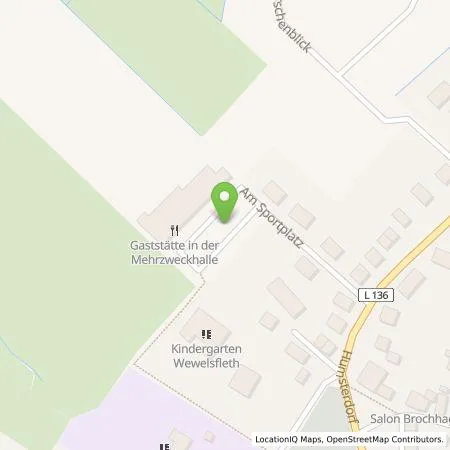 Standortübersicht der Tankstelle Stadtwerke Steinburg GmbH in 25599 Wewelsfleth