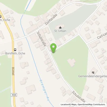 Standortübersicht der Tankstelle Stadtwerke Steinburg GmbH in 25376 Borsfleth