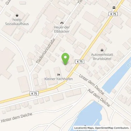 Standortübersicht der Tankstelle Stadtwerke Steinburg GmbH in 25541 Brunsbüttel