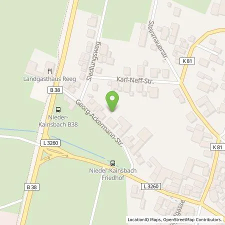 Standortübersicht der Tankstelle Entega Plus GmbH in 64395 Brensbach