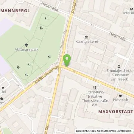 Standortübersicht der Tankstelle SWM Versorgungs GmbH in 80333 München