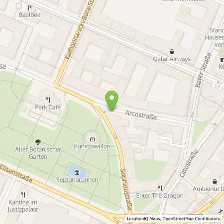 Standortübersicht der Tankstelle SWM Versorgungs GmbH in 80333 München