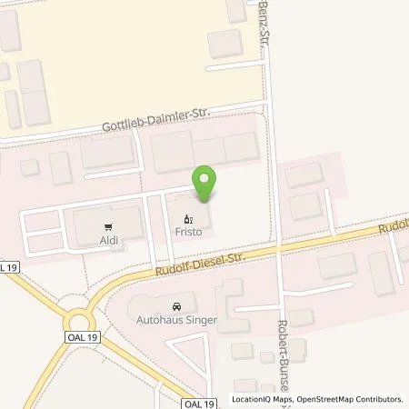 Standortübersicht der Tankstelle Fristo SE in 86807 Buchloe