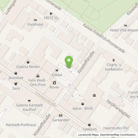 Standortübersicht der Tankstelle Jupiter GmbH in 61348 Bad Homburg