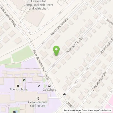 Standortübersicht der Tankstelle Karin Hofmeister e.K in 35394 Gießen