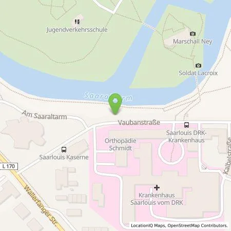 Standortübersicht der Tankstelle Isabell De Saedeleer in 66740 Saarlouis