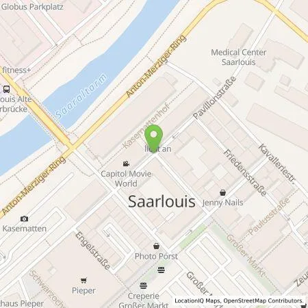 Standortübersicht der Tankstelle Isabell De Saedeleer in 66740 Saarlouis