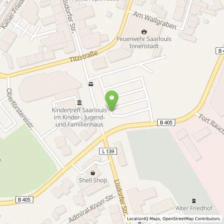 Standortübersicht der Tankstelle Isabell De Saedeleer in 66740 Saarlouis