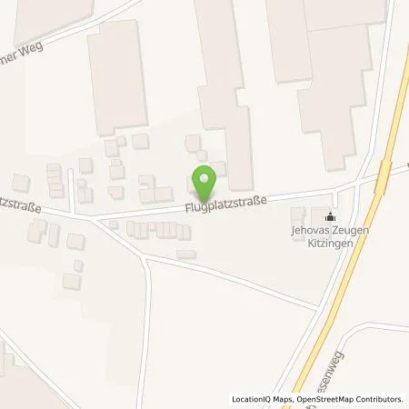 Standortübersicht der Tankstelle Detlev  Gissat in 97318 Kitzingen