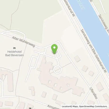 Standortübersicht der Tankstelle Berufsgenossenschaft Holz und Metall in 29549 Bad Bevensen