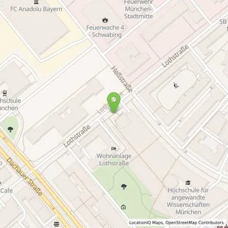 Standortübersicht der Tankstelle SWM Versorgungs GmbH in 80335 München