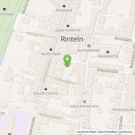 Standortübersicht der Tankstelle Hotel Stadt Kassel GmbH in 31737 Rinteln