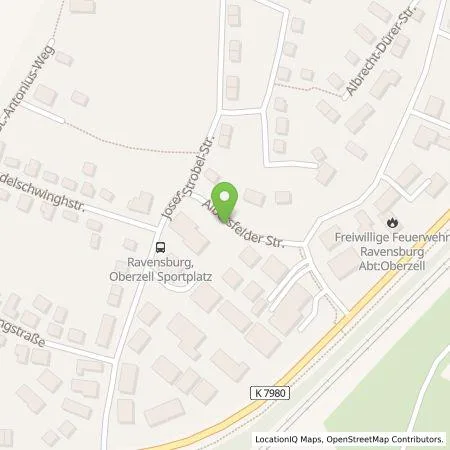 Standortübersicht der Tankstelle Elektro Volkwein Inh. Tobias Maier e.K. in 88213 Ravensburg