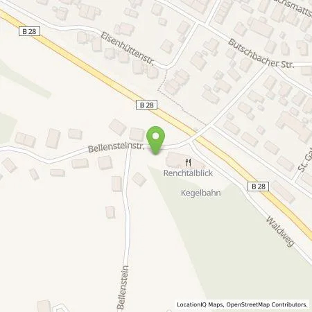 Standortübersicht der Tankstelle Hotel Restaurant Renchtalblick in 77704 Oberkirch