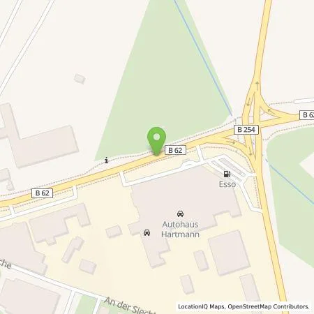 Standortübersicht der Tankstelle Autohaus Hartmann GmbH in 36304 Alsfeld